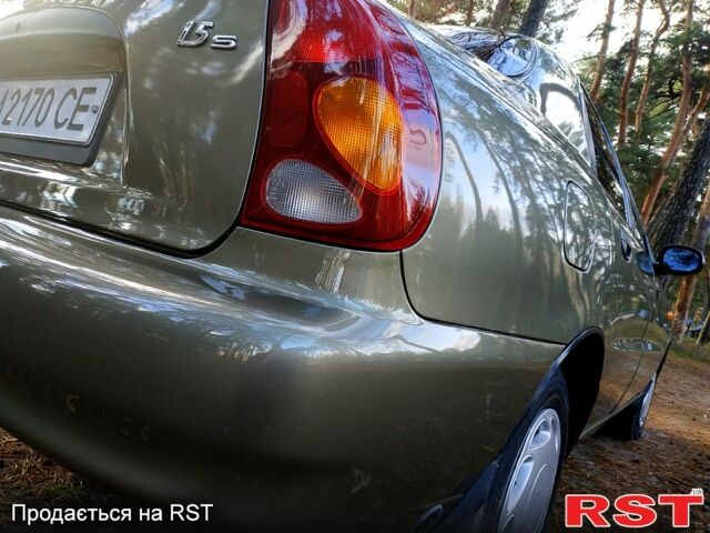 Зеленый Дэу Ланос, объемом двигателя 1.5 л и пробегом 151 тыс. км за 2900 $, фото 9 на Automoto.ua