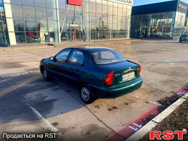 Зеленый Дэу Ланос, объемом двигателя 1.5 л и пробегом 230 тыс. км за 2200 $, фото 3 на Automoto.ua