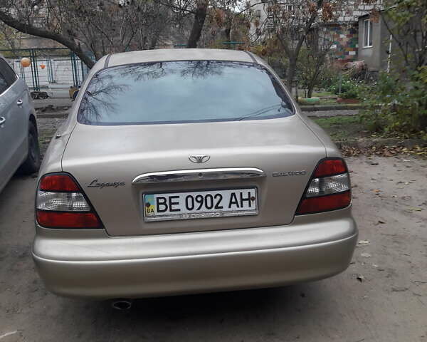 Бежевий Деу Леганза, об'ємом двигуна 2 л та пробігом 148 тис. км за 3000 $, фото 1 на Automoto.ua