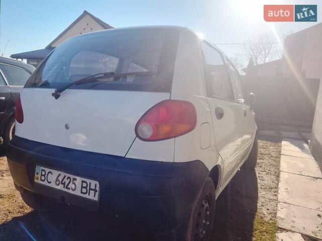 Белый Дэу Матиз, объемом двигателя 0.8 л и пробегом 177 тыс. км за 1200 $, фото 2 на Automoto.ua