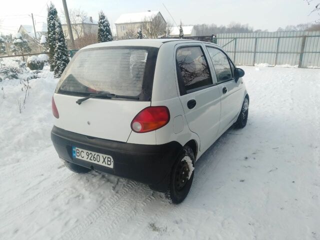 Белый Дэу Матиз, объемом двигателя 0.8 л и пробегом 207 тыс. км за 1200 $, фото 1 на Automoto.ua