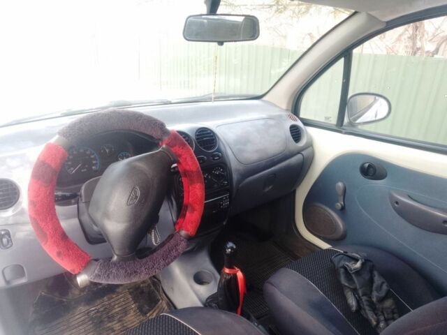 Белый Дэу Матиз, объемом двигателя 0.8 л и пробегом 207 тыс. км за 1200 $, фото 13 на Automoto.ua