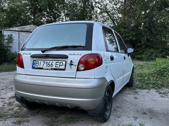 Белый Дэу Матиз, объемом двигателя 1 л и пробегом 187 тыс. км за 2500 $, фото 2 на Automoto.ua