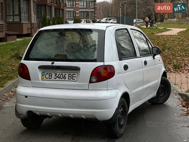 Білий Деу Матіз, об'ємом двигуна 0.8 л та пробігом 240 тис. км за 1399 $, фото 3 на Automoto.ua