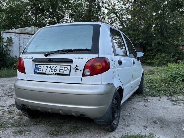 Білий Деу Матіз, об'ємом двигуна 1 л та пробігом 187 тис. км за 2800 $, фото 1 на Automoto.ua