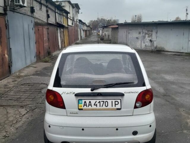 Белый Дэу Матиз, объемом двигателя 0.8 л и пробегом 124 тыс. км за 2600 $, фото 2 на Automoto.ua