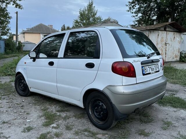 Белый Дэу Матиз, объемом двигателя 1 л и пробегом 187 тыс. км за 2500 $, фото 1 на Automoto.ua