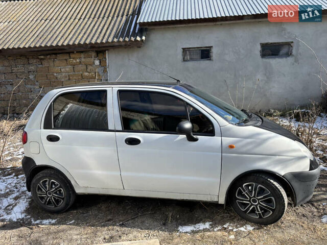 Білий Деу Матіз, об'ємом двигуна 0.8 л та пробігом 247 тис. км за 1200 $, фото 1 на Automoto.ua