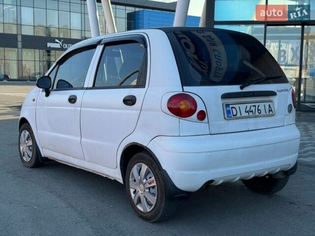 Белый Дэу Матиз, объемом двигателя 0.8 л и пробегом 194 тыс. км за 2400 $, фото 3 на Automoto.ua