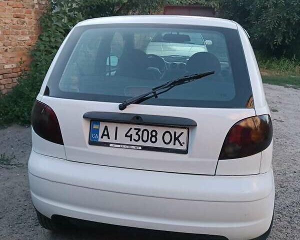 Дэу Матиз 2008 в Белой Церкве на Automoto.ua Белый Дэу Матиз, объемом двигателя 0.8 л и пробегом 160 тыс. км за 1500 $, фото 2 на Automoto.ua