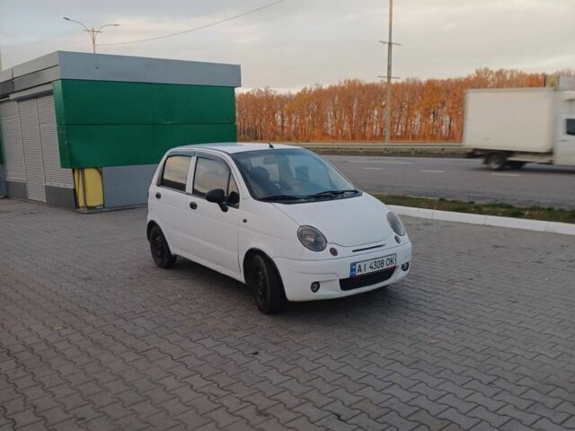 Белый Дэу Матиз, объемом двигателя 0.8 л и пробегом 220 тыс. км за 1700 $, фото 1 на Automoto.ua