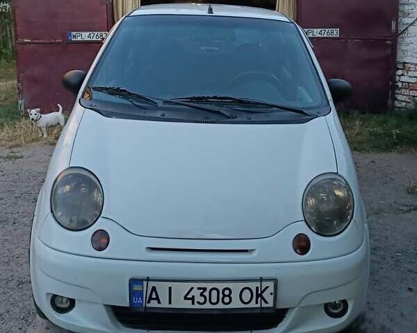 Дэу Матиз 2008 в Белой Церкве на Automoto.ua Белый Дэу Матиз, объемом двигателя 0.8 л и пробегом 160 тыс. км за 1500 $, фото 1 на Automoto.ua