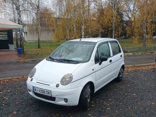 Белый Дэу Матиз, объемом двигателя 0.8 л и пробегом 220 тыс. км за 1700 $, фото 3 на Automoto.ua