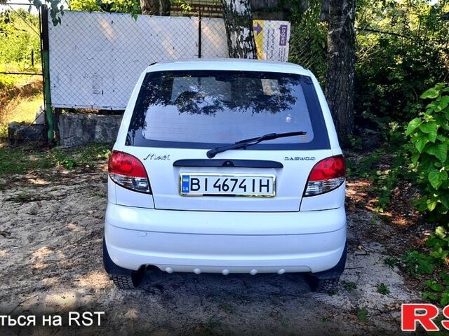 Белый Дэу Матиз, объемом двигателя 0.8 л и пробегом 880 тыс. км за 2600 $, фото 1 на Automoto.ua