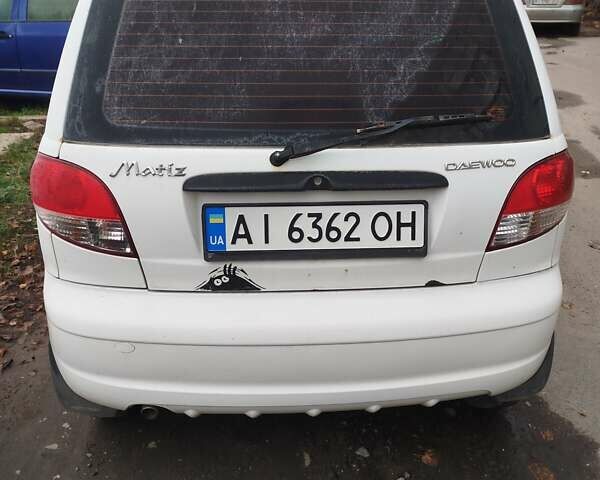 Білий Деу Матіз, об'ємом двигуна 0.8 л та пробігом 100 тис. км за 2200 $, фото 1 на Automoto.ua