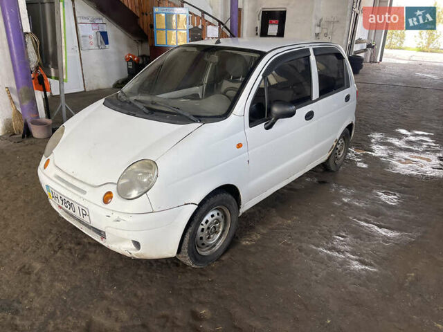 Белый Дэу Матиз, объемом двигателя 0.8 л и пробегом 154 тыс. км за 1700 $, фото 5 на Automoto.ua