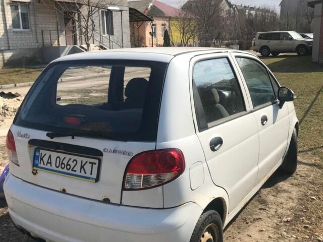 Белый Дэу Матиз, объемом двигателя 0.8 л и пробегом 115 тыс. км за 1800 $, фото 5 на Automoto.ua