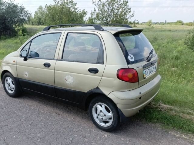 Бежевий Деу Матіз, об'ємом двигуна 8 л та пробігом 76 тис. км за 1538 $, фото 3 на Automoto.ua
