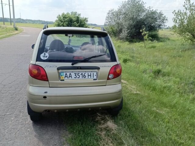 Бежевий Деу Матіз, об'ємом двигуна 8 л та пробігом 76 тис. км за 1538 $, фото 2 на Automoto.ua