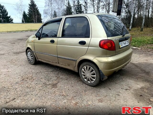 Бежевый Дэу Матиз, объемом двигателя 0.8 л и пробегом 137 тыс. км за 1500 $, фото 5 на Automoto.ua