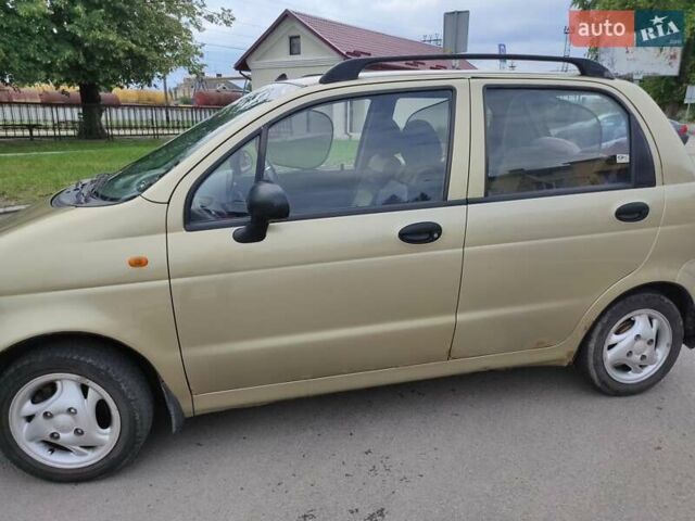Бежевый Дэу Матиз, объемом двигателя 0.8 л и пробегом 154 тыс. км за 2300 $, фото 1 на Automoto.ua