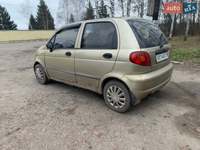 Бежевый Дэу Матиз, объемом двигателя 0.8 л и пробегом 137 тыс. км за 1500 $, фото 1 на Automoto.ua