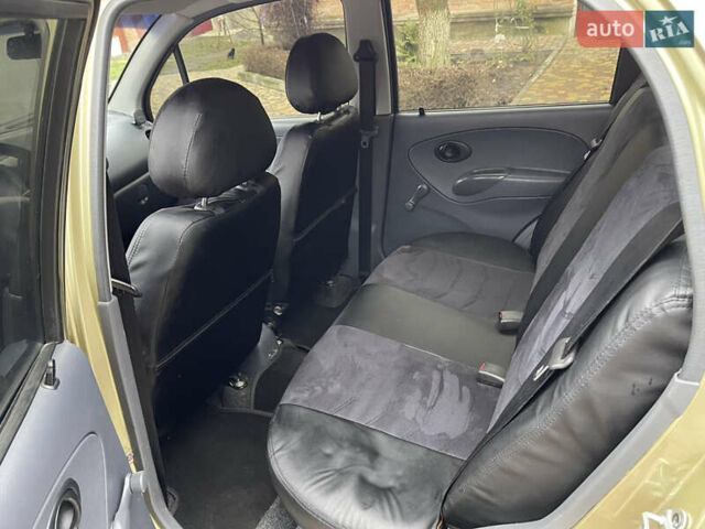 Бежевый Дэу Матиз, объемом двигателя 0.8 л и пробегом 129 тыс. км за 2850 $, фото 12 на Automoto.ua