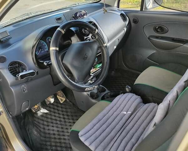 Бежевый Дэу Матиз, объемом двигателя 0.8 л и пробегом 154 тыс. км за 2300 $, фото 8 на Automoto.ua