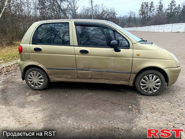 Бежевый Дэу Матиз, объемом двигателя 0.8 л и пробегом 137 тыс. км за 1500 $, фото 3 на Automoto.ua