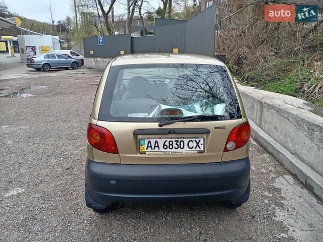 Бежевый Дэу Матиз, объемом двигателя 0.8 л и пробегом 102 тыс. км за 1650 $, фото 6 на Automoto.ua