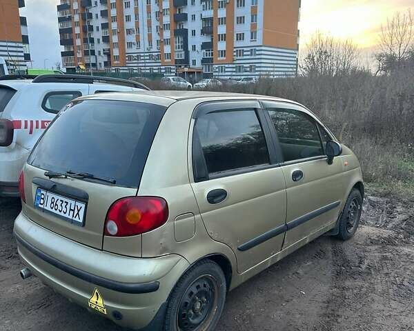 Бежевий Деу Матіз, об'ємом двигуна 0.8 л та пробігом 130 тис. км за 1650 $, фото 2 на Automoto.ua