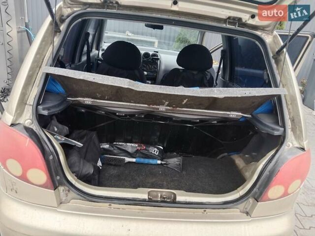 Бежевый Дэу Матиз, объемом двигателя 0.8 л и пробегом 186 тыс. км за 900 $, фото 9 на Automoto.ua