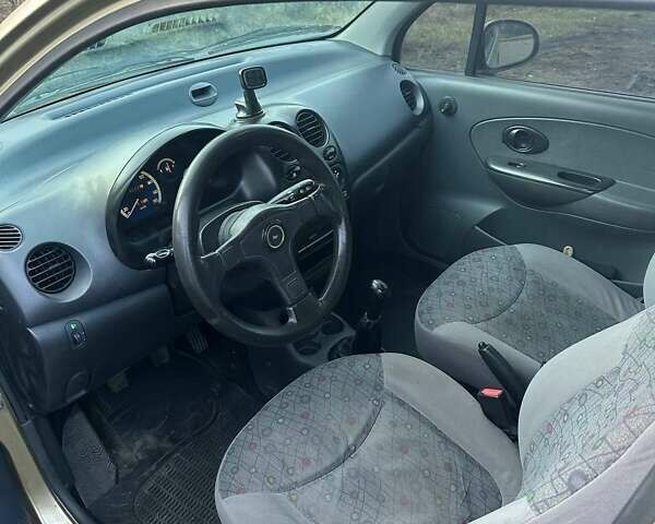 Бежевий Деу Матіз, об'ємом двигуна 0.8 л та пробігом 130 тис. км за 1650 $, фото 12 на Automoto.ua
