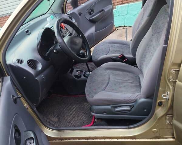 Бежевый Дэу Матиз, объемом двигателя 0.8 л и пробегом 185 тыс. км за 2500 $, фото 8 на Automoto.ua