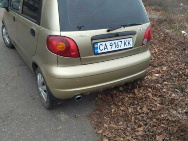 Бежевый Дэу Матиз, объемом двигателя 0.8 л и пробегом 118 тыс. км за 3400 $, фото 5 на Automoto.ua