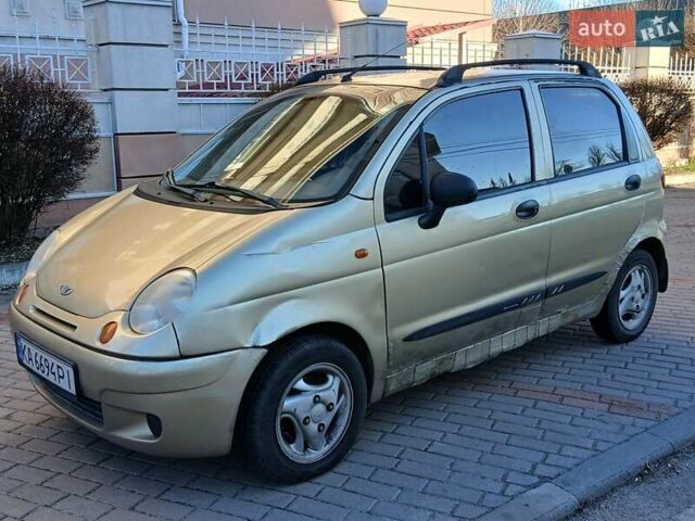 Бежевий Деу Матіз, об'ємом двигуна 0.8 л та пробігом 69 тис. км за 1600 $, фото 2 на Automoto.ua