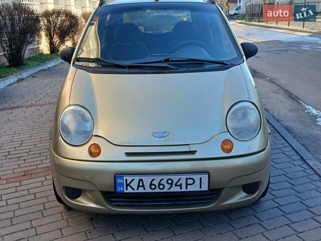 Бежевий Деу Матіз, об'ємом двигуна 0.8 л та пробігом 69 тис. км за 1600 $, фото 1 на Automoto.ua