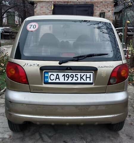 Бежевий Деу Матіз, об'ємом двигуна 0.8 л та пробігом 76 тис. км за 2800 $, фото 3 на Automoto.ua