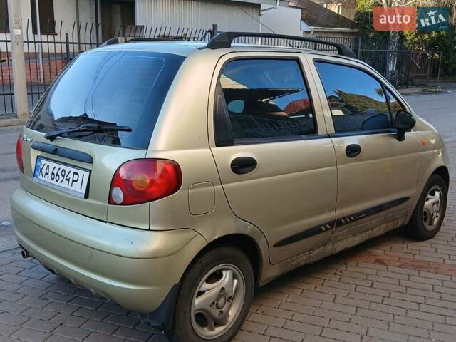 Бежевий Деу Матіз, об'ємом двигуна 0.8 л та пробігом 69 тис. км за 1600 $, фото 3 на Automoto.ua