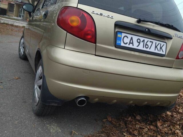 Бежевый Дэу Матиз, объемом двигателя 0.8 л и пробегом 118 тыс. км за 3400 $, фото 4 на Automoto.ua