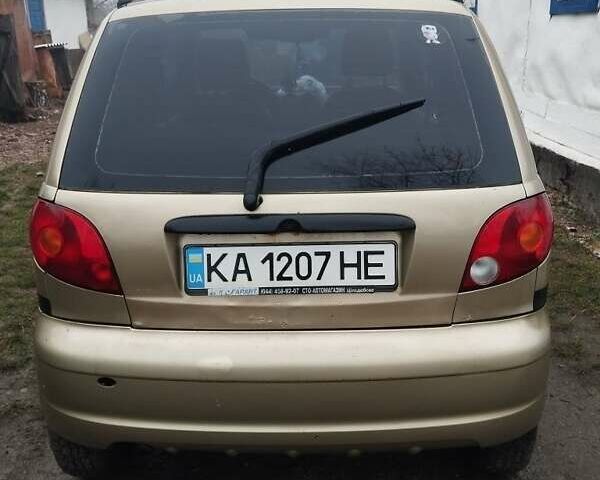 Бежевый Дэу Матиз, объемом двигателя 0.8 л и пробегом 234 тыс. км за 1200 $, фото 1 на Automoto.ua