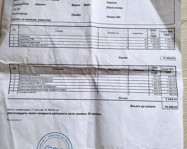 Бежевый Дэу Матиз, объемом двигателя 0.8 л и пробегом 134 тыс. км за 2000 $, фото 13 на Automoto.ua