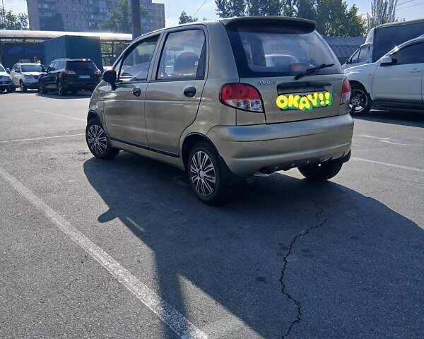 Бежевый Дэу Матиз, объемом двигателя 0.8 л и пробегом 130 тыс. км за 2300 $, фото 2 на Automoto.ua