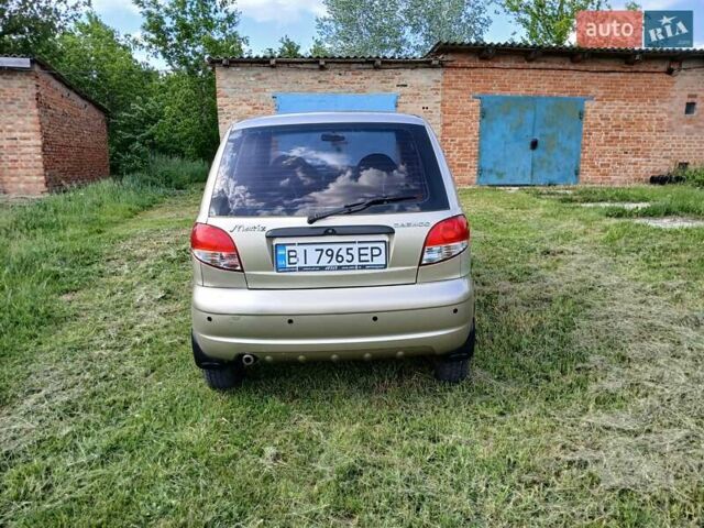 Бежевий Деу Матіз, об'ємом двигуна 0.8 л та пробігом 103 тис. км за 2500 $, фото 2 на Automoto.ua