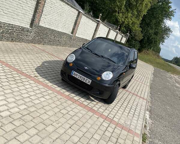 Черный Дэу Матиз, объемом двигателя 0.8 л и пробегом 100 тыс. км за 1550 $, фото 6 на Automoto.ua