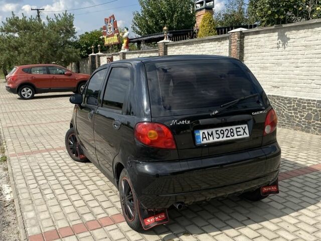Черный Дэу Матиз, объемом двигателя 0.8 л и пробегом 100 тыс. км за 1550 $, фото 3 на Automoto.ua