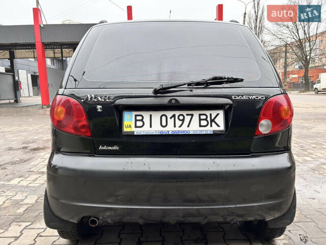 Черный Дэу Матиз, объемом двигателя 0.8 л и пробегом 82 тыс. км за 2800 $, фото 4 на Automoto.ua