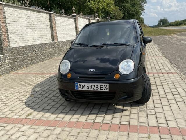 Черный Дэу Матиз, объемом двигателя 0.8 л и пробегом 100 тыс. км за 1550 $, фото 2 на Automoto.ua
