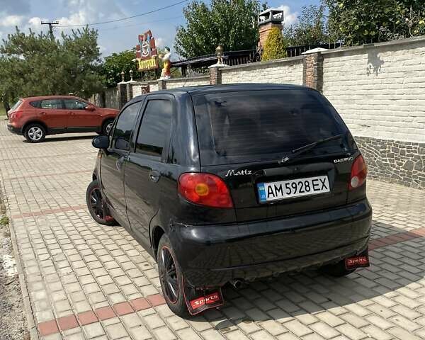 Черный Дэу Матиз, объемом двигателя 0.8 л и пробегом 100 тыс. км за 1550 $, фото 3 на Automoto.ua