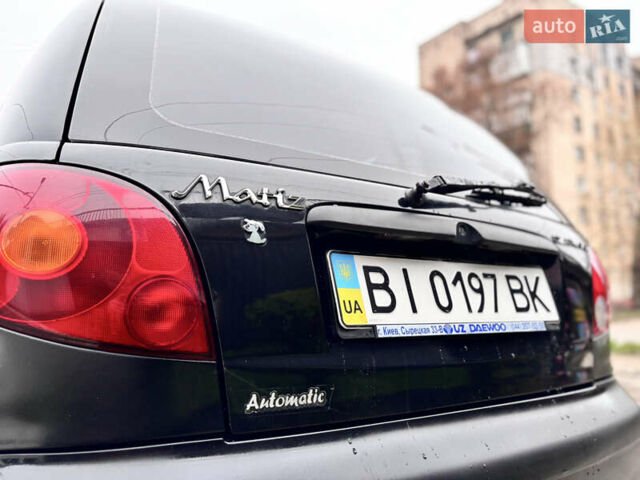 Черный Дэу Матиз, объемом двигателя 0.8 л и пробегом 82 тыс. км за 2800 $, фото 6 на Automoto.ua
